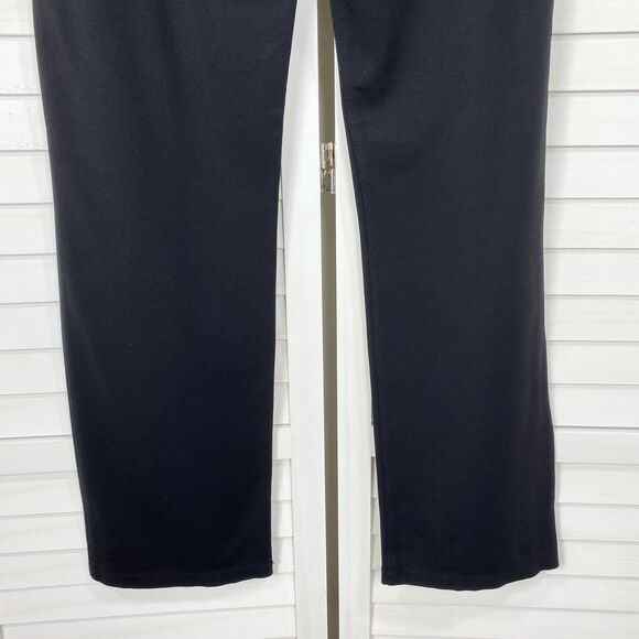 Betabrand Black Straight Leg Classic Dress Yoga Pants Pull On Size L Petite - Picture 7 of 9